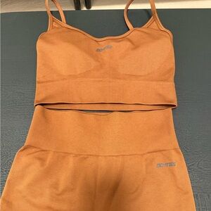 BO+TEE Women's Rust Sports Bra